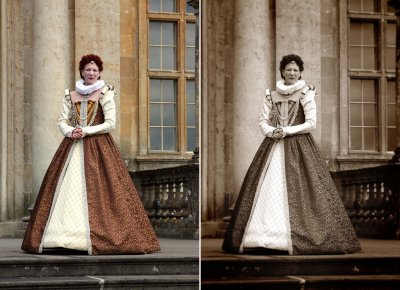 In costume photoshopped