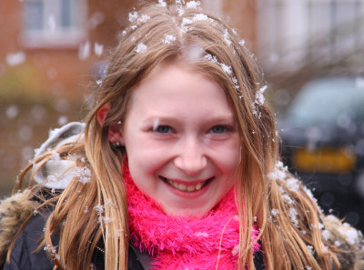 Brittany in the snow