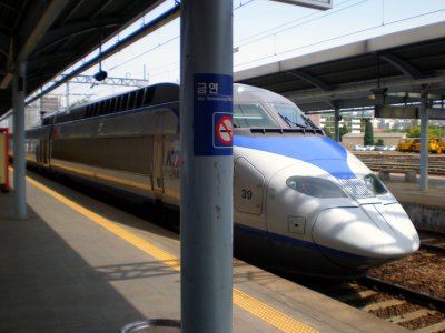 KTX High Speed Train - South Korea