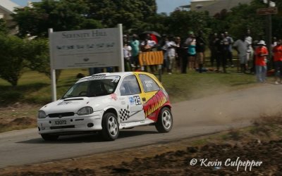 Rally Barbados 2009 - James Betts, Josh Delmas