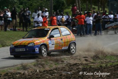 Rally Barbados 2009 - Kenny Hall, Fenny Wesselink