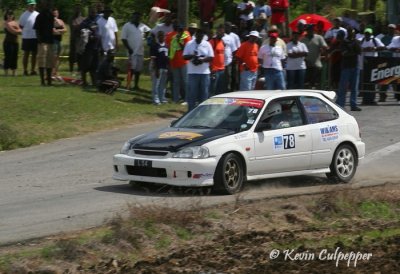 Rally Barbados 2009 - Ron Greaves, Dwain Carter