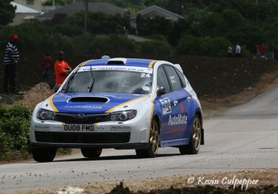 Rally Barbados 2009 - Rob Swann, Darren Garrod