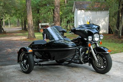 Fred's new sidecar rig