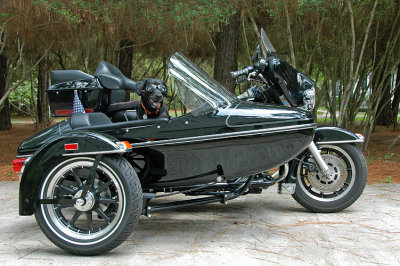 Fred's new sidecar rig