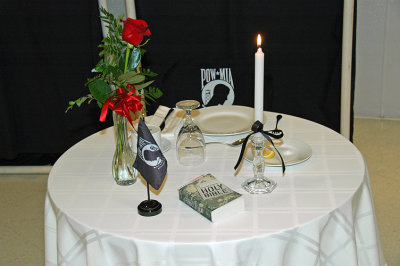 POW-MIA Missing Man Table