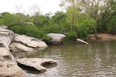 Natural swimming pond