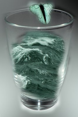 Une tempte dans un verre d'eau