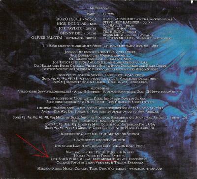 Eddy In Doro CD