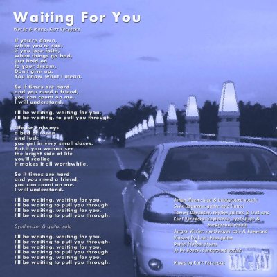 Waiting For You Lyric with background!!!