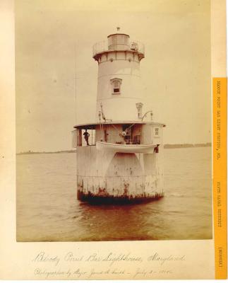 Bloody Pt Light - vintage photo