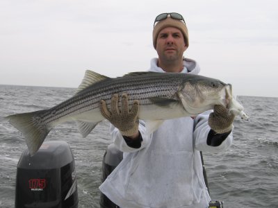 4/3/2008 - Early Catch & Release - Bryan with nice 35