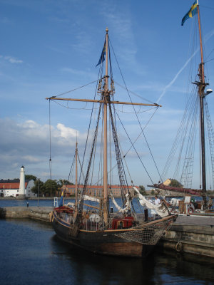 Postfartyget Hiorten som gick från Trelleborg till Stralsund ca 1690-1815