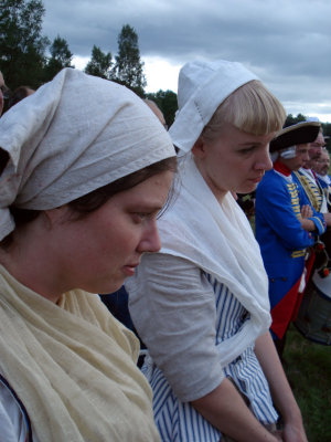 Trosskvinnorna srjer de stupade