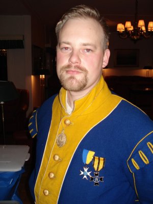 Christer fick medalj av hemvärnet 2007