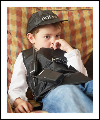 Pondering policeman