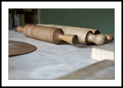 Old rolling pins