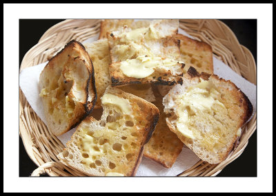 Toasted ciabatta