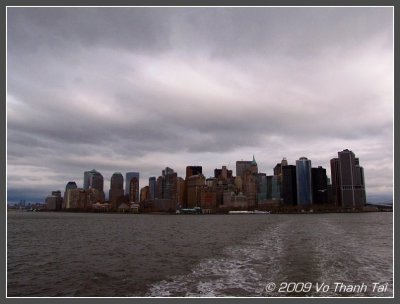 Lower Manhattan from ferry