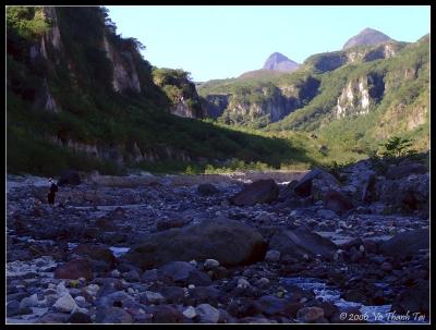 Rocky paths leading to Pinatubo