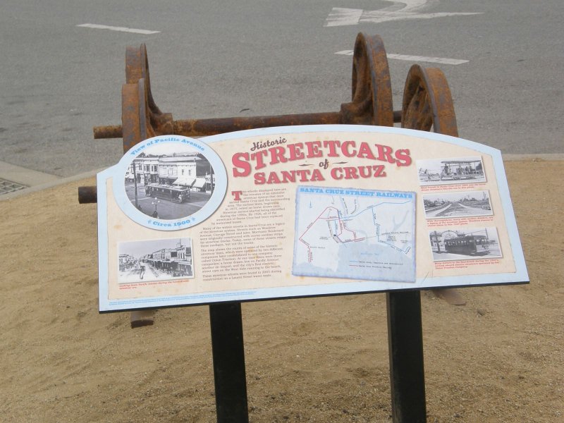 Sign about Old Trolley