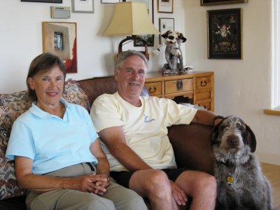 Bob, Jane and Cibo.JPG