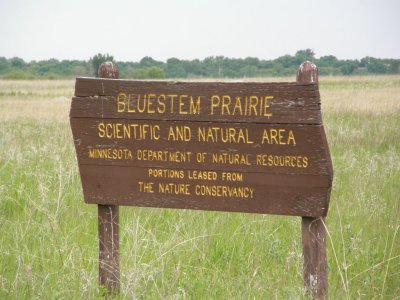 Bluestem Prairie sign