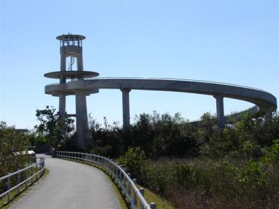 Observation tower at Shark Valley