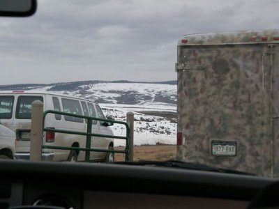 Parked at Gunnison lek
