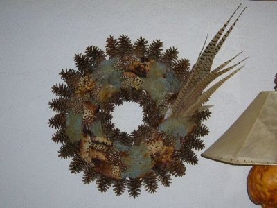 Feather wreath