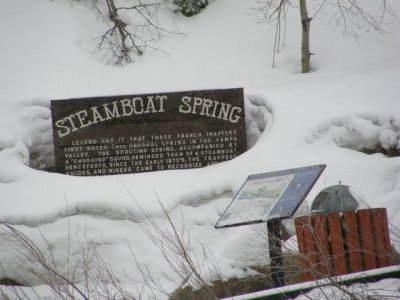 Steamboat Springs sign