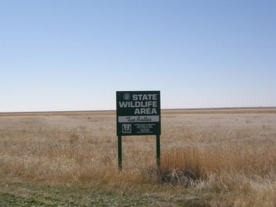 Two Buttes Sign
