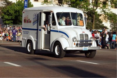 A genuine milk truck