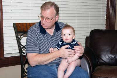 Brecken and Grandpa Mike