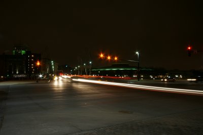 Looking east on Douglas