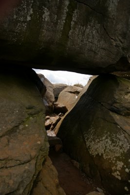 Passage way in the Devil's Den