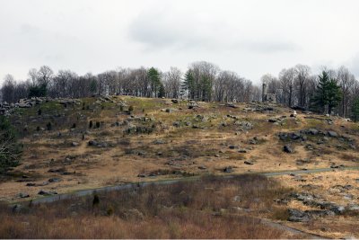 Looking back at Little Roundtop