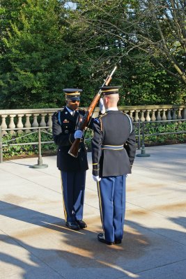 Inspection of departing Guard