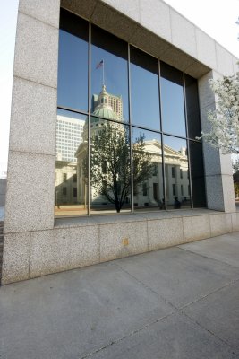 Old Courthouse reflection