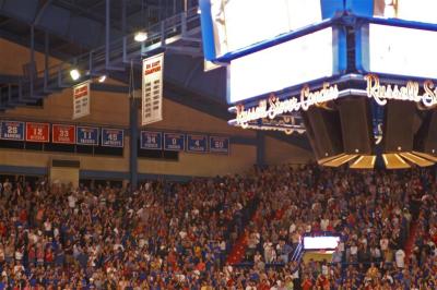 Max in the rafters (far right end)