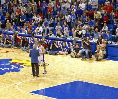 Stephen Vinson greeted by Max