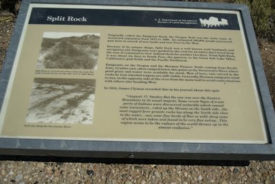 Split Rock marker