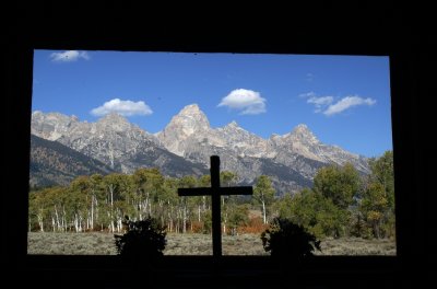 View through alter window