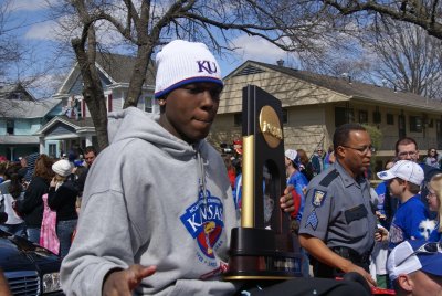 Russell Robinson & Championship trophy #2