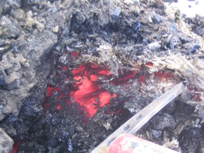 Lava bombs and Erebus crystals