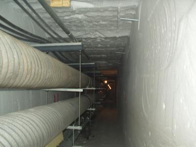 water, sewage insulated pipes: 2 pipes within these.JPG