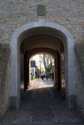 Bourtange, archway to fortress