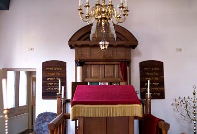Bourtange, synagogue interior