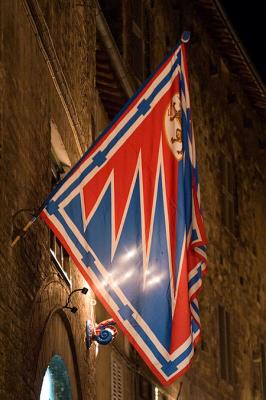 palio flag with backlight