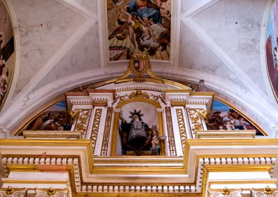 ceiling of the chapel, detail